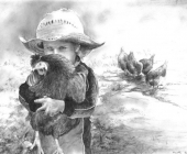 Riley with Chook
